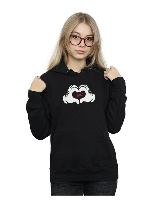 Disney - Sweat à capuche LOVES YOU - Kiabi
