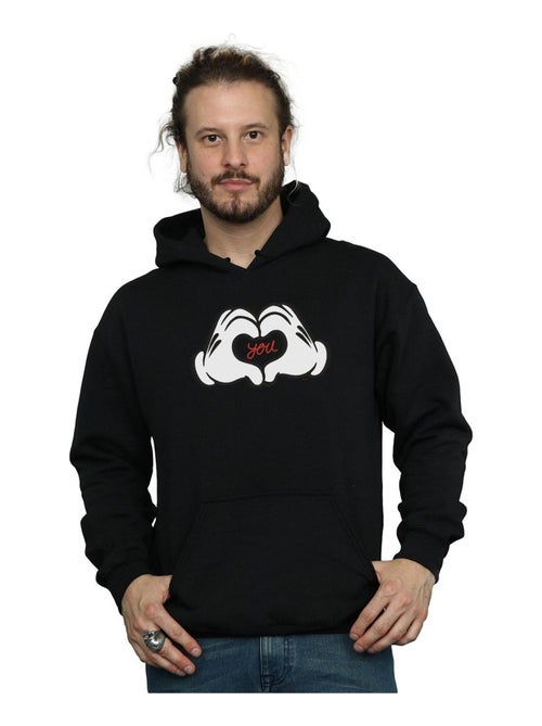 Disney - Sweat à capuche LOVES YOU - Kiabi