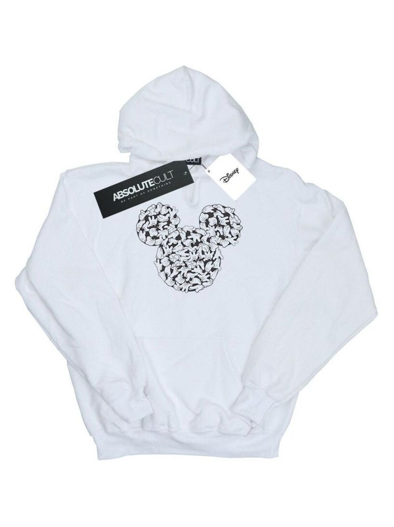Disney - Sweat à capuche MICKEY MOUSE Blanc - Kiabi