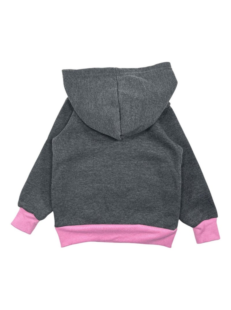 Disney - Sweat à capuche Minnie Gris - Kiabi