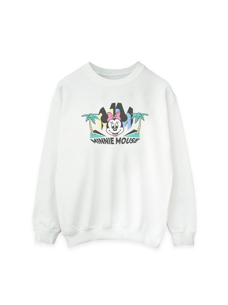 Disney - Sweat à capuche MM Blanc - Kiabi