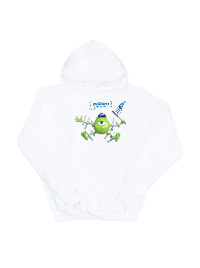 Disney - Sweat à capuche Monstres Academy Blanc - Kiabi