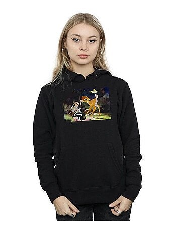 Disney - Sweat à capuche motif Bambi motif/style Papillon