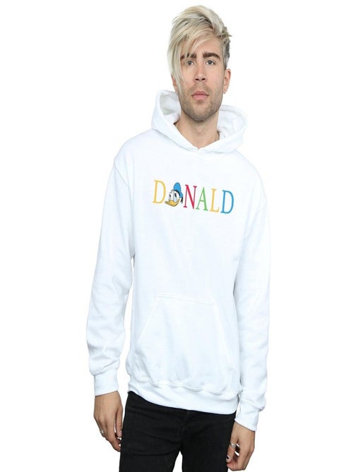 Disney - Sweat à capuche motif Donald Duck motif/style Lettres - Kiabi