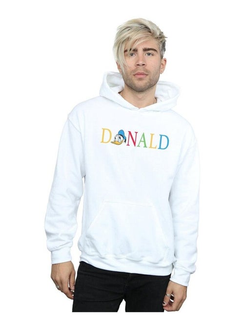 Disney - Sweat à capuche motif Donald Duck motif/style Lettres - Kiabi
