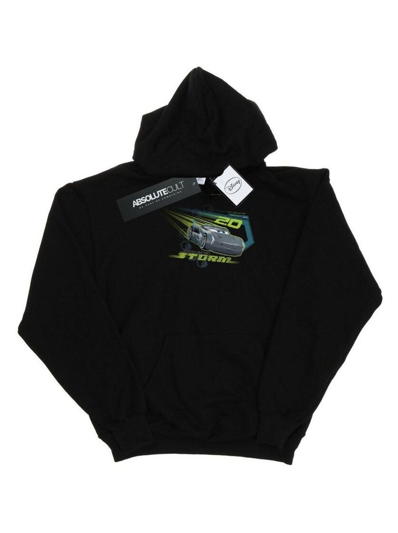 Disney - Sweat à capuche motif Jackson Storm CARS Noir - Kiabi
