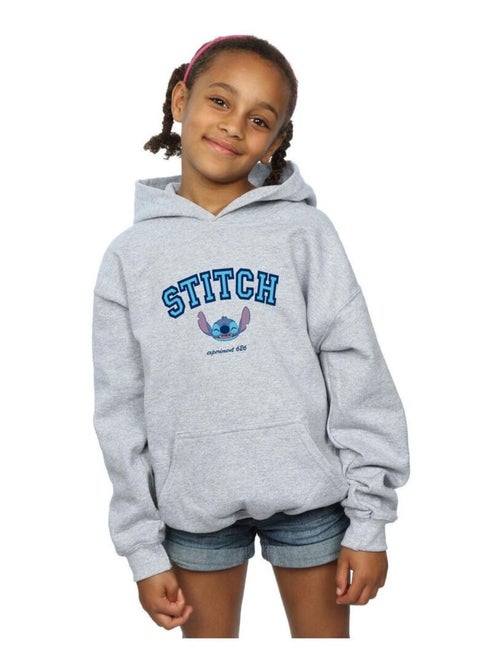 Disney - Sweat à capuche motif Lilo et Stitch motif/style Universitaire - Kiabi