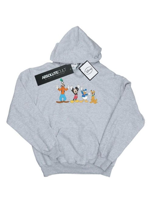 Disney - Sweat à capuche motif Mickey Mouse motif/style amis - Kiabi