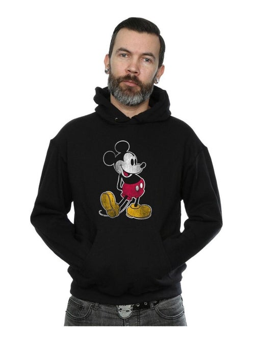 Disney - Sweat à capuche motif Mickey Mouse motif/style Coup de pied - Kiabi