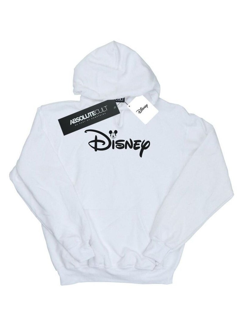 Disney - Sweat à capuche motif Mickey Mouse motif/style logo Blanc - Kiabi