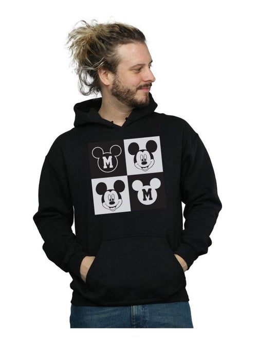 Disney - Sweat à capuche motif Mickey Mouse motif/style Sourire - Kiabi