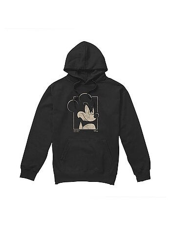 Disney - Sweat à capuche motif portrait de Mickey Mouse