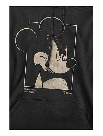 Disney - Sweat à capuche motif portrait de Mickey Mouse