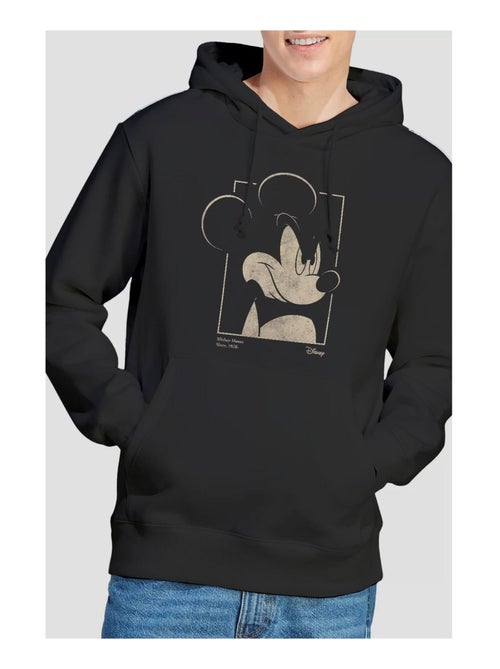 Disney - Sweat à capuche motif portrait de Mickey Mouse - Kiabi