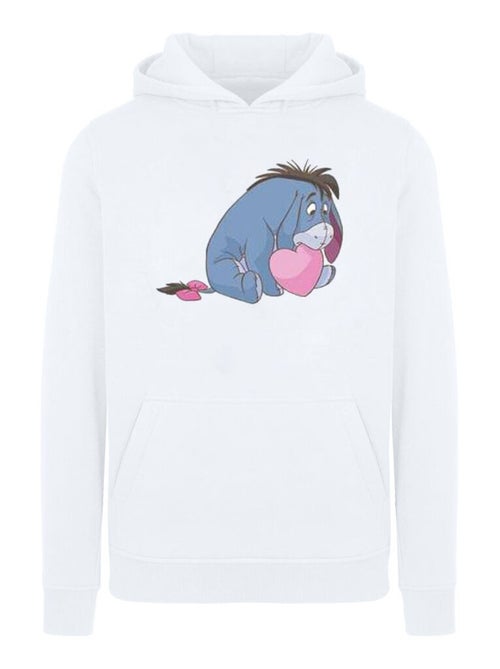 Disney - Sweat à capuche motif Winnie l'ourson et Bourriquet motif/style Bouche - Kiabi