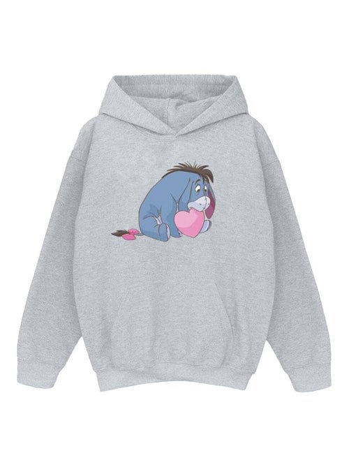 Disney - Sweat à capuche motif Winnie l'ourson et Bourriquet motif/style Bouche - Kiabi