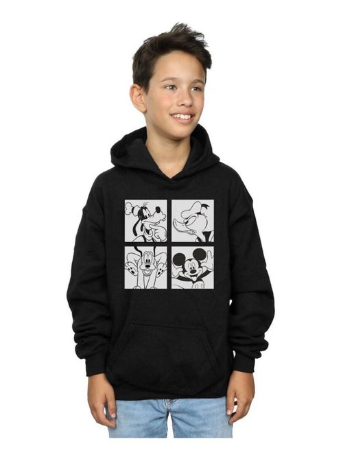 Disney - Sweat à capuche motifs Mickey Mouse, Donald Duck, Dingo et Pluto style carré - Kiabi Disney - Sweat à capuche motifs Mickey Mouse, Donald Duck, Dingo et Pluto style carré - Kiabi