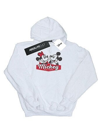 Disney - Sweat à capuche motifs Mickey Mouse et Minnie Mouse YEARS