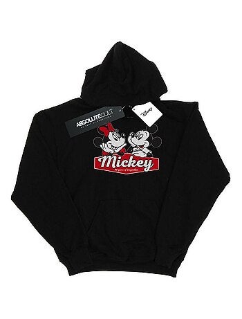 Disney - Sweat à capuche motifs Mickey Mouse et Minnie Mouse YEARS