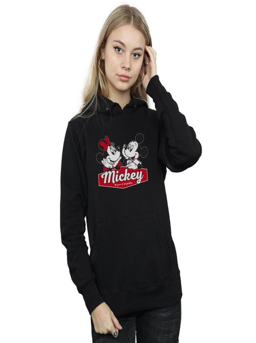 Disney - Sweat à capuche motifs Mickey Mouse et Minnie Mouse YEARS - Kiabi