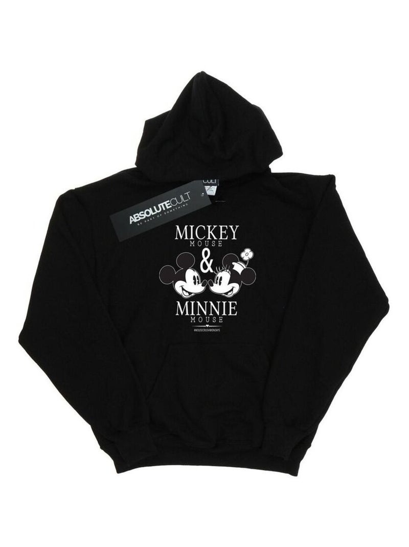 Disney - Sweat à capuche MOUSE MOUSECRUSH MONDAYS Noir - Kiabi