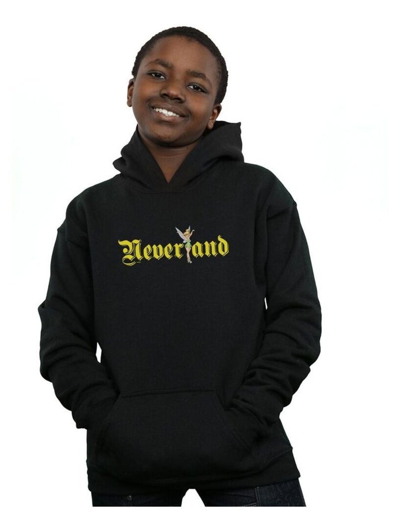 Disney - Sweat à capuche NEVERLAND Noir - Kiabi