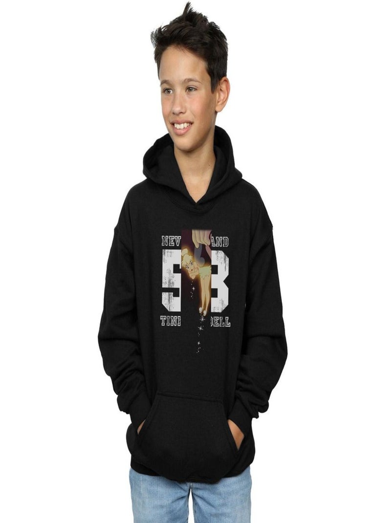 Disney - Sweat à capuche NEVERLAND Noir - Kiabi
