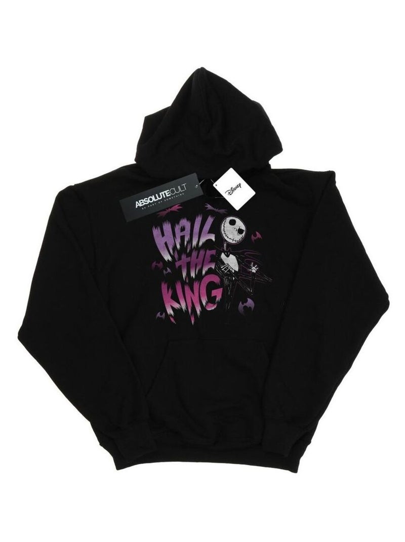 Disney - Sweat à capuche NIGHTMARE BEFORE CHRISTMAS HAIL THE KING Noir - Kiabi