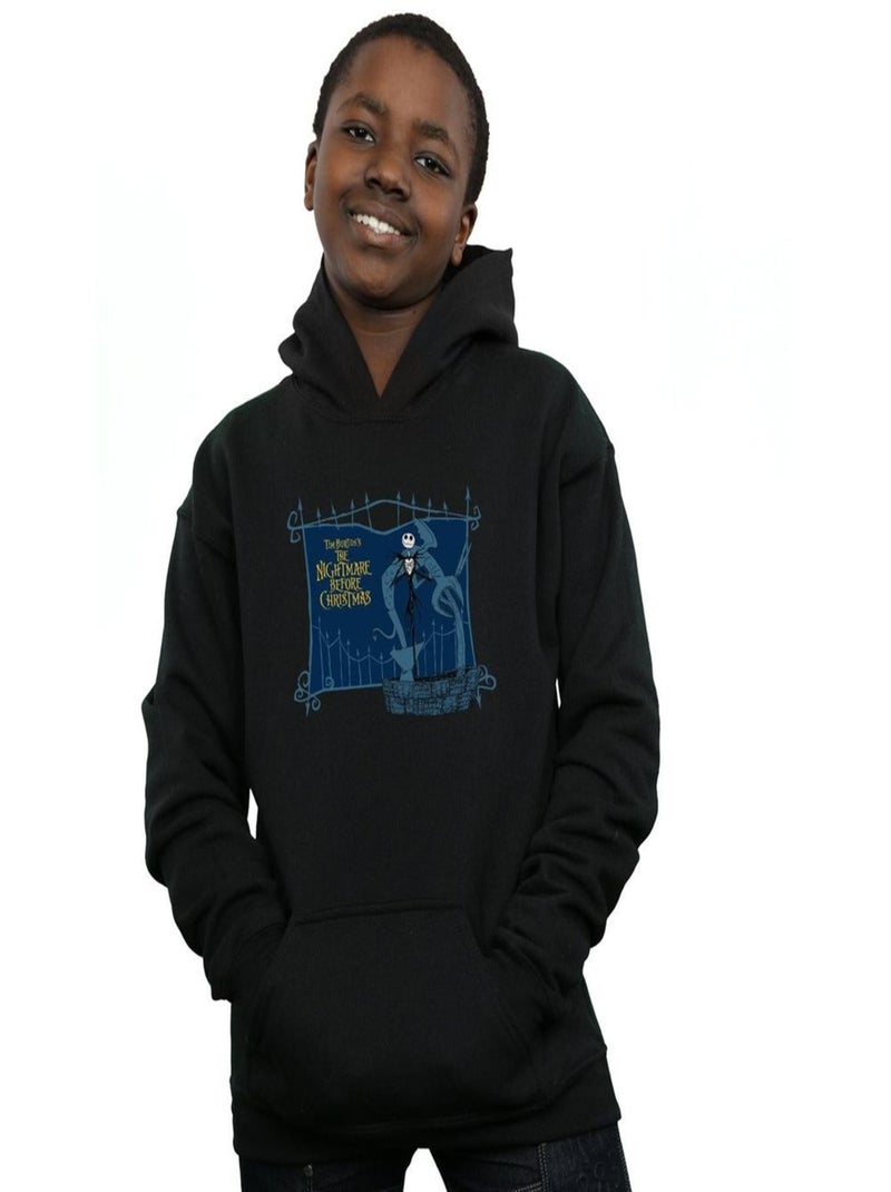 Disney - Sweat à capuche NIGHTMARE BEFORE CHRISTMAS JACK AND THE WELL Noir - Kiabi