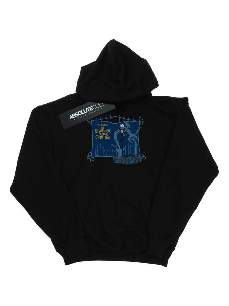 Disney - Sweat à capuche NIGHTMARE BEFORE CHRISTMAS JACK AND THE WELL Noir - Kiabi