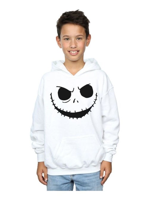 Disney - Sweat à capuche NIGHTMARE BEFORE CHRISTMAS JACK'S FACE - Kiabi