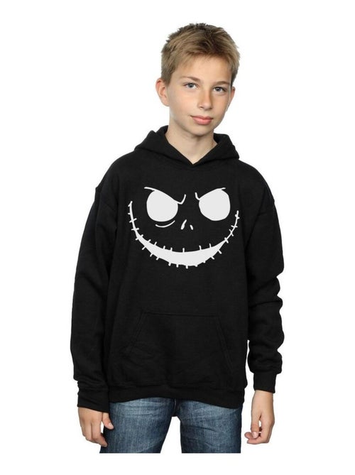 Disney - Sweat à capuche NIGHTMARE BEFORE CHRISTMAS JACK'S FACE - Kiabi