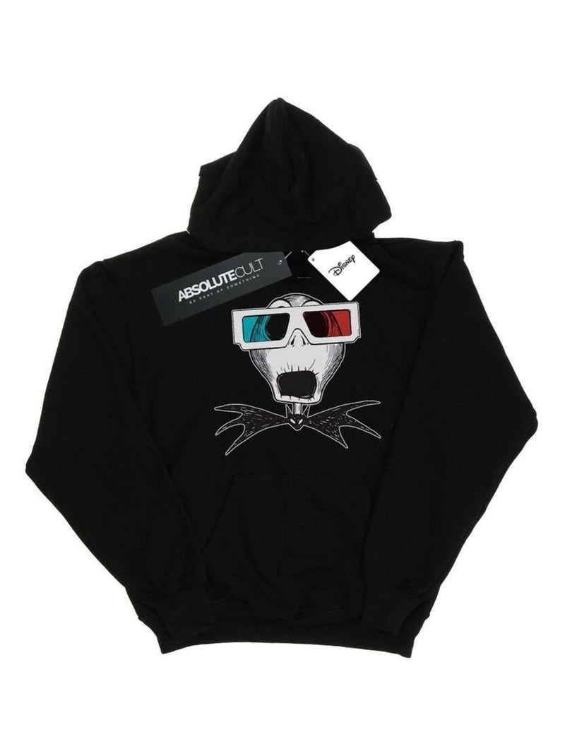 Disney - Sweat à capuche NIGHTMARE BEFORE CHRISTMAS Noir - Kiabi
