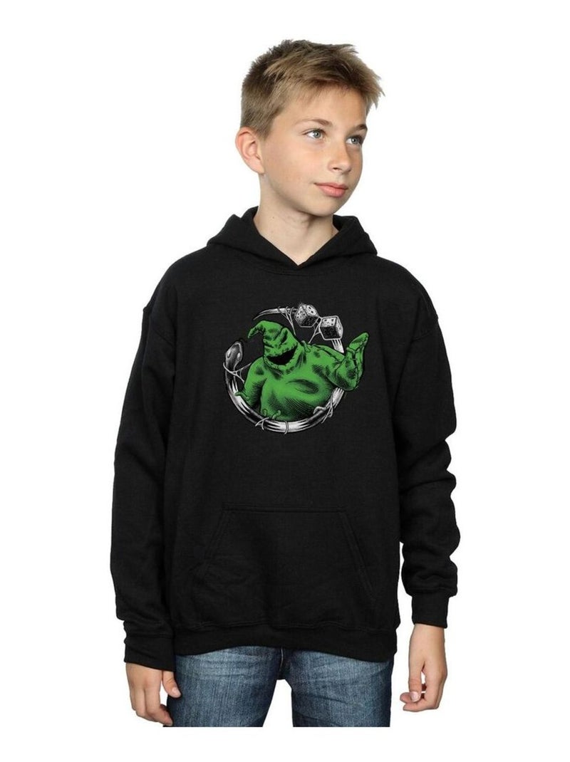 Disney - Sweat à capuche NIGHTMARE BEFORE CHRISTMAS ROLL THE DICE Noir - Kiabi