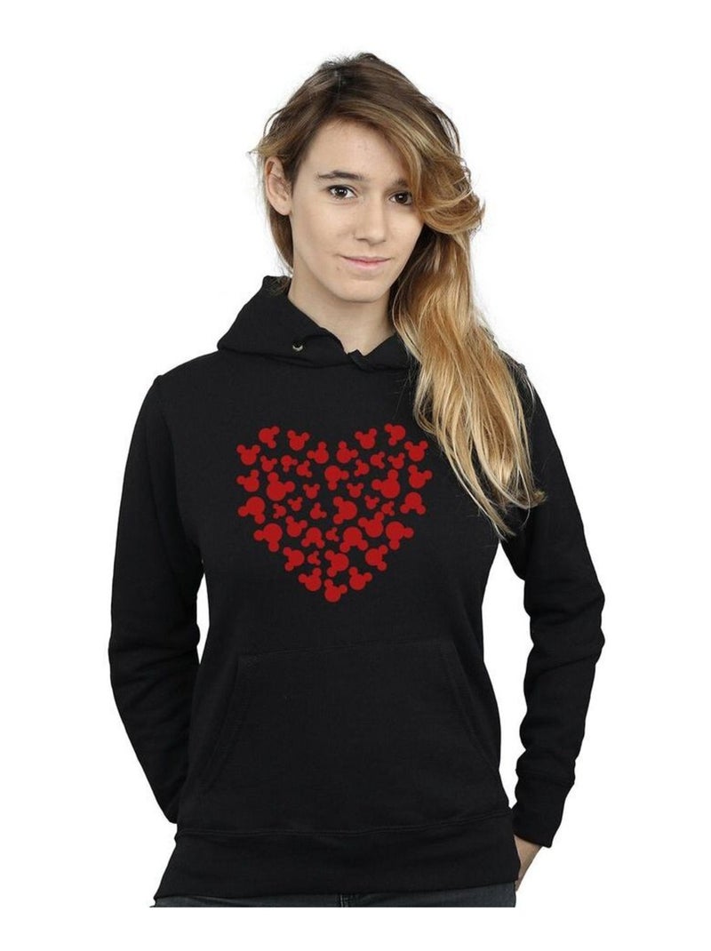 Disney - Sweat à capuche Noir - Kiabi