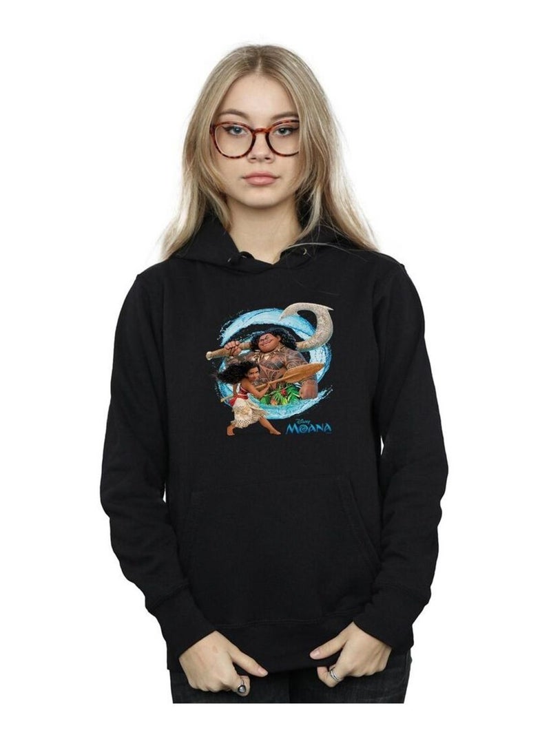 Disney - Sweat à capuche Noir - Kiabi