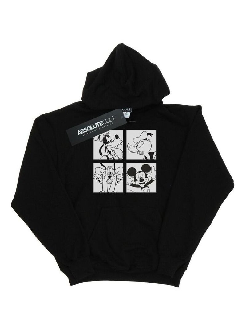 Disney - Sweat à capuche Noir - Kiabi