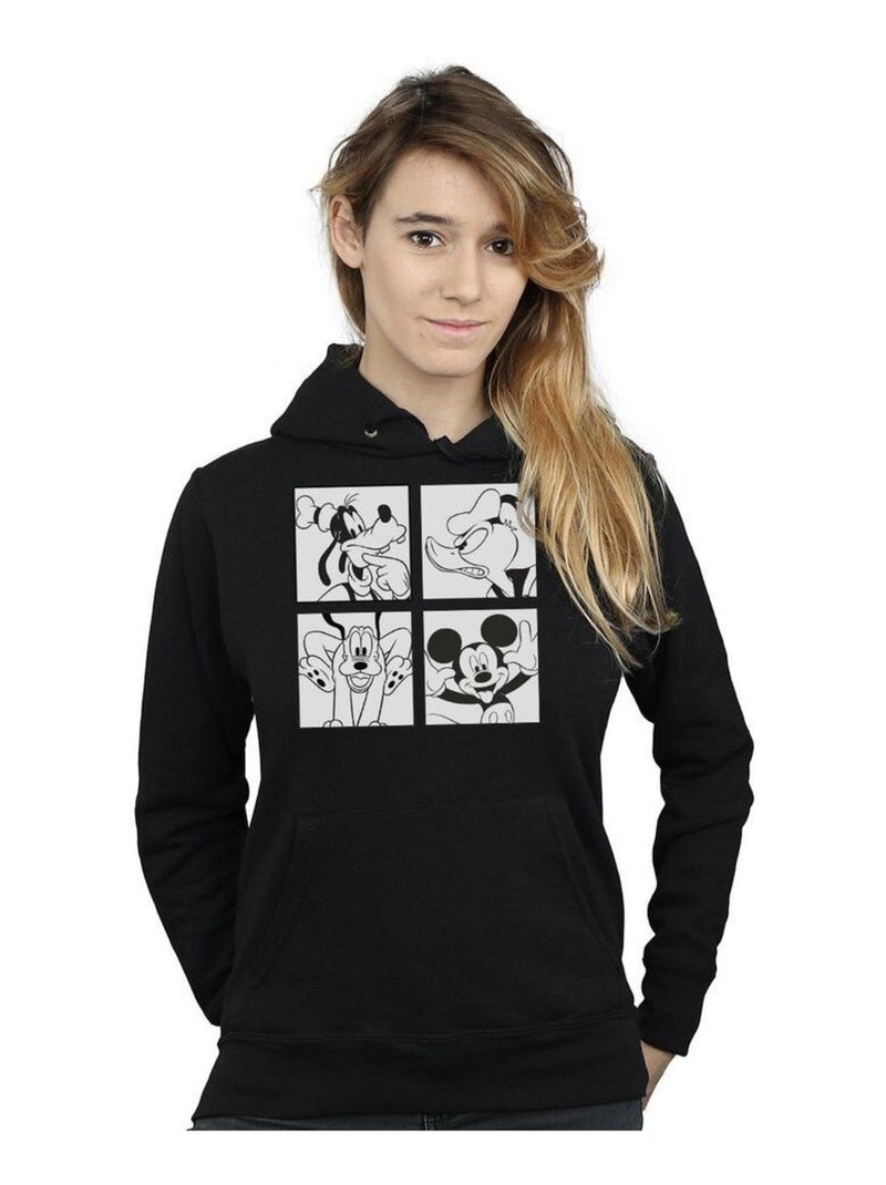 Disney - Sweat à capuche Noir - Kiabi