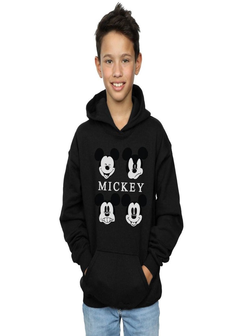 Disney - Sweat à capuche Noir - Kiabi