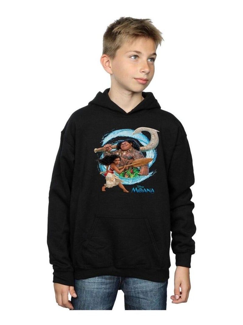 Disney - Sweat à capuche Noir - Kiabi
