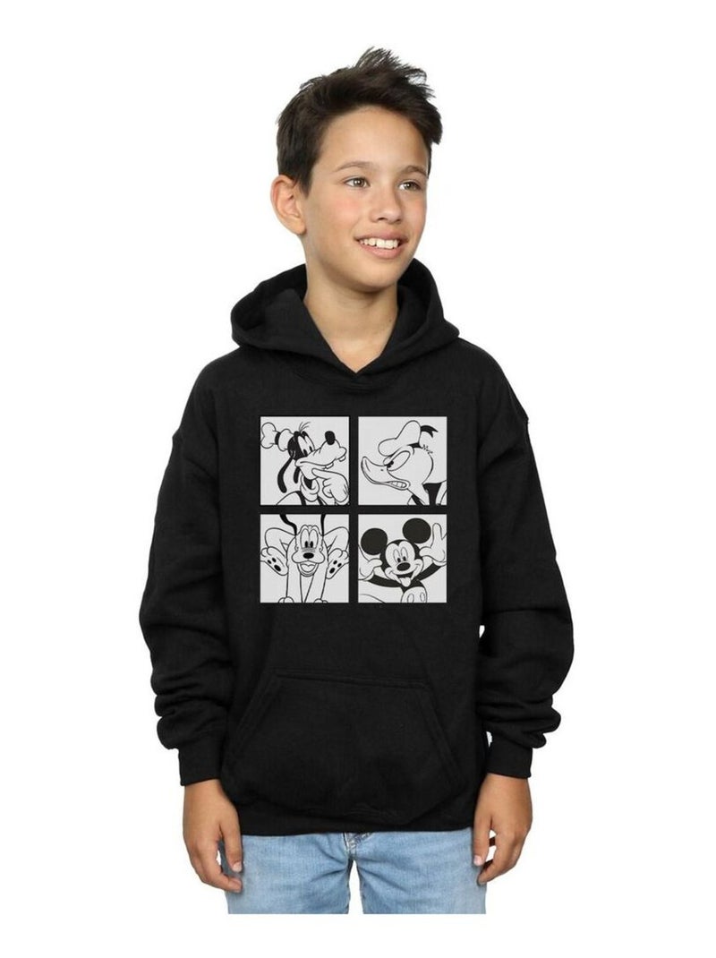 Disney - Sweat à capuche Noir - Kiabi