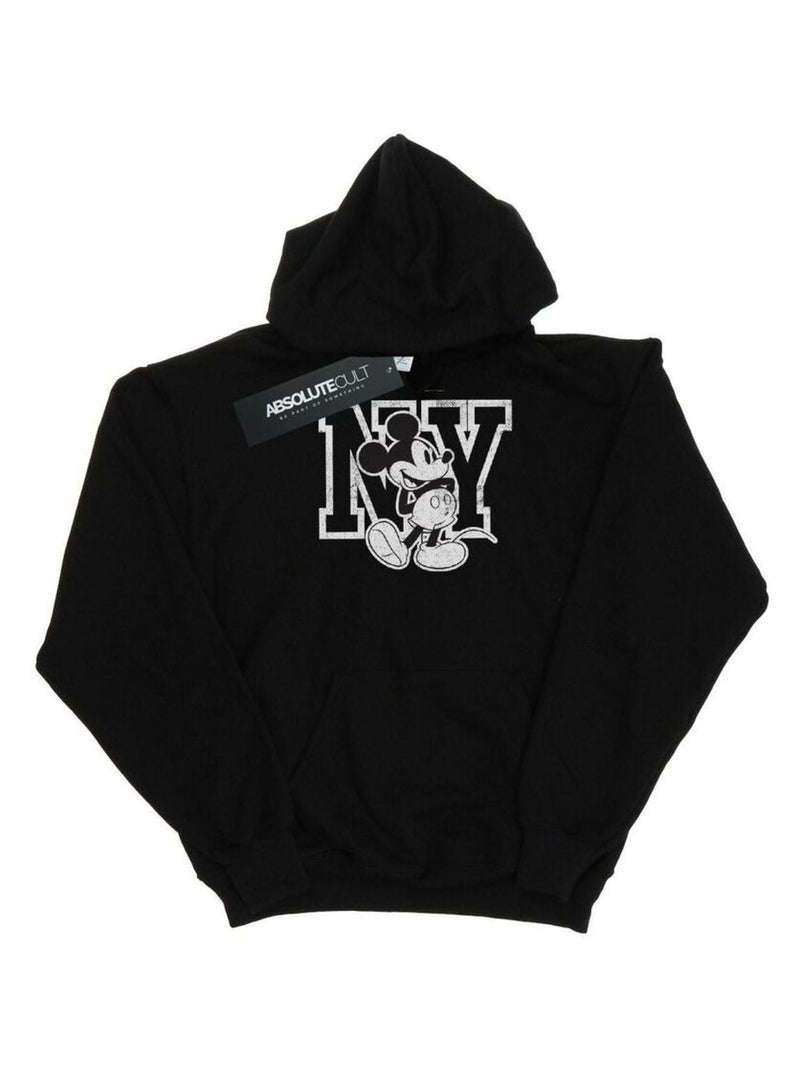 Disney - Sweat à capuche NY Noir - Kiabi