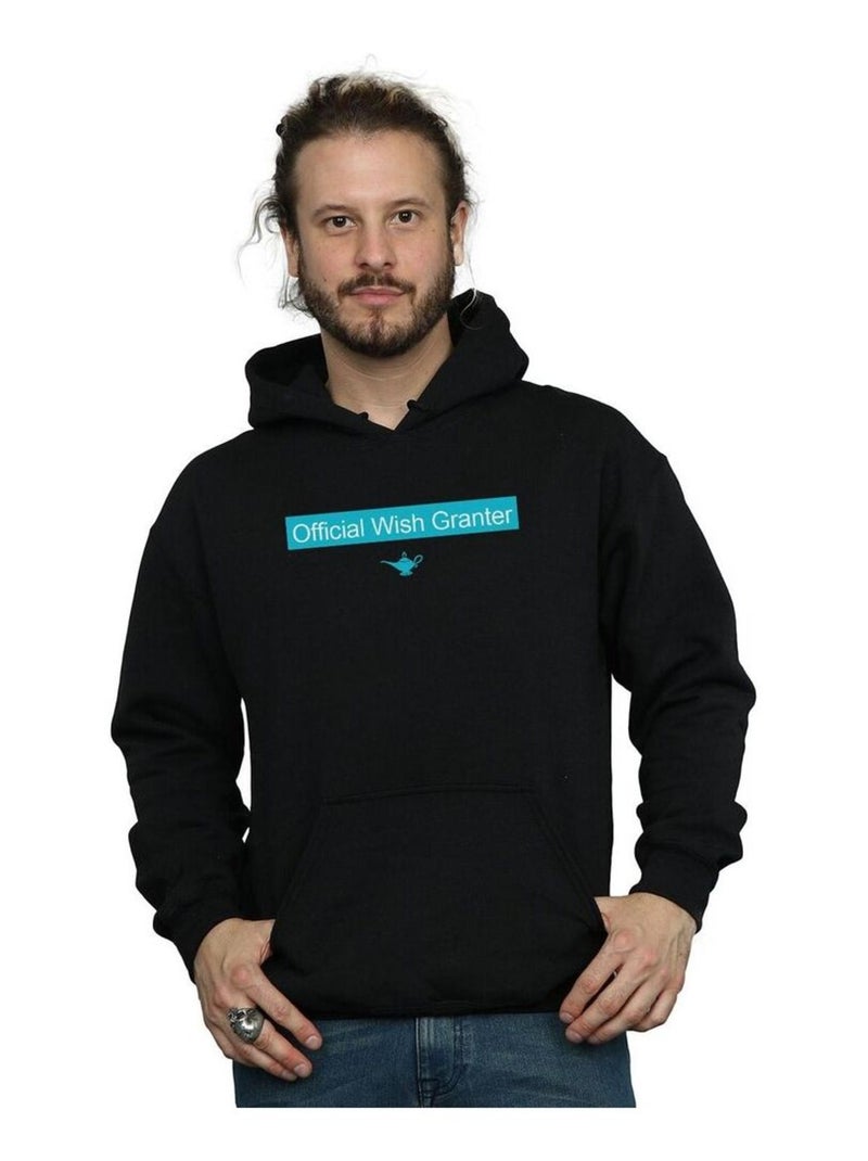 Disney - Sweat à capuche OFFICIAL WISH GRANTER Noir - Kiabi