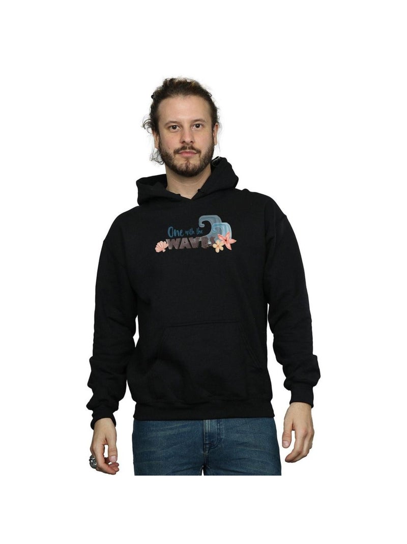 Disney - Sweat à capuche ONE THE WAVES Noir - Kiabi