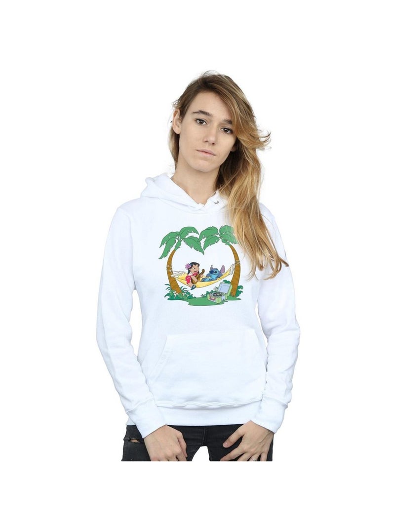 Disney - Sweat à capuche PLAY SOME MUSIC Blanc - Kiabi