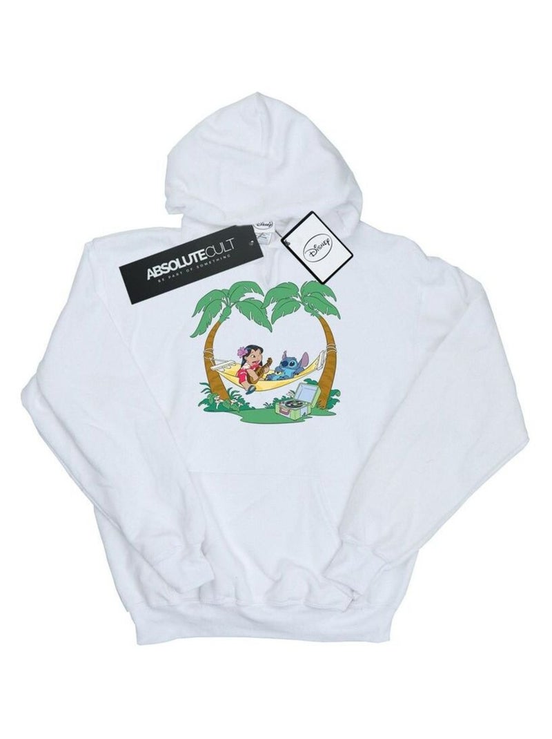 Disney - Sweat à capuche PLAY SOME MUSIC Blanc - Kiabi