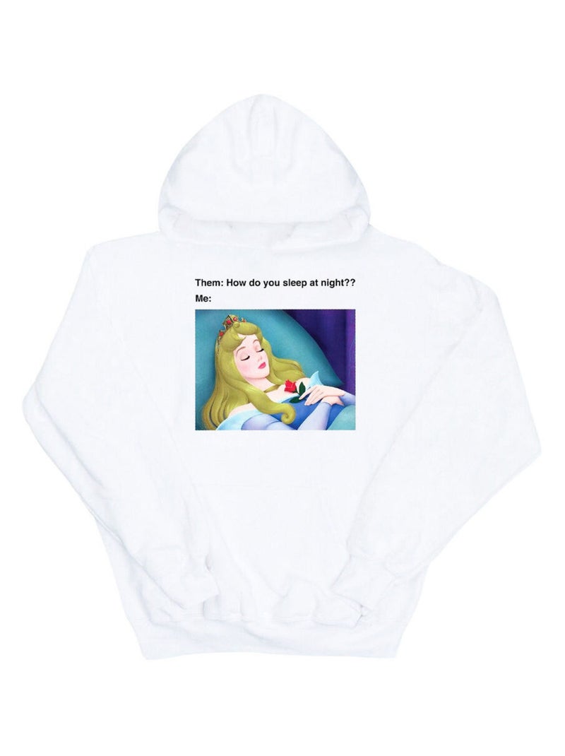 Disney - Sweat à capuche SLEEPING BEAUTY Blanc - Kiabi