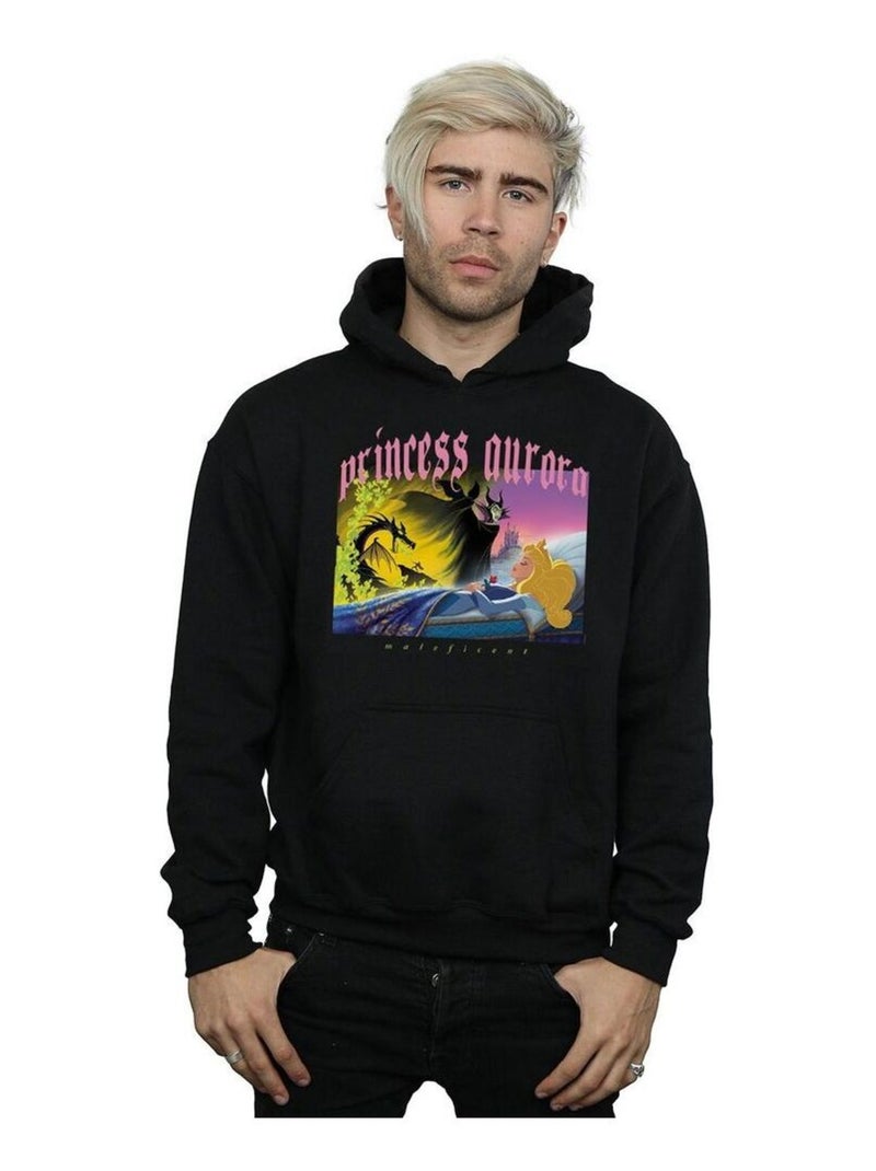 Disney - Sweat à capuche SLEEPING BEAUTY Noir - Kiabi
