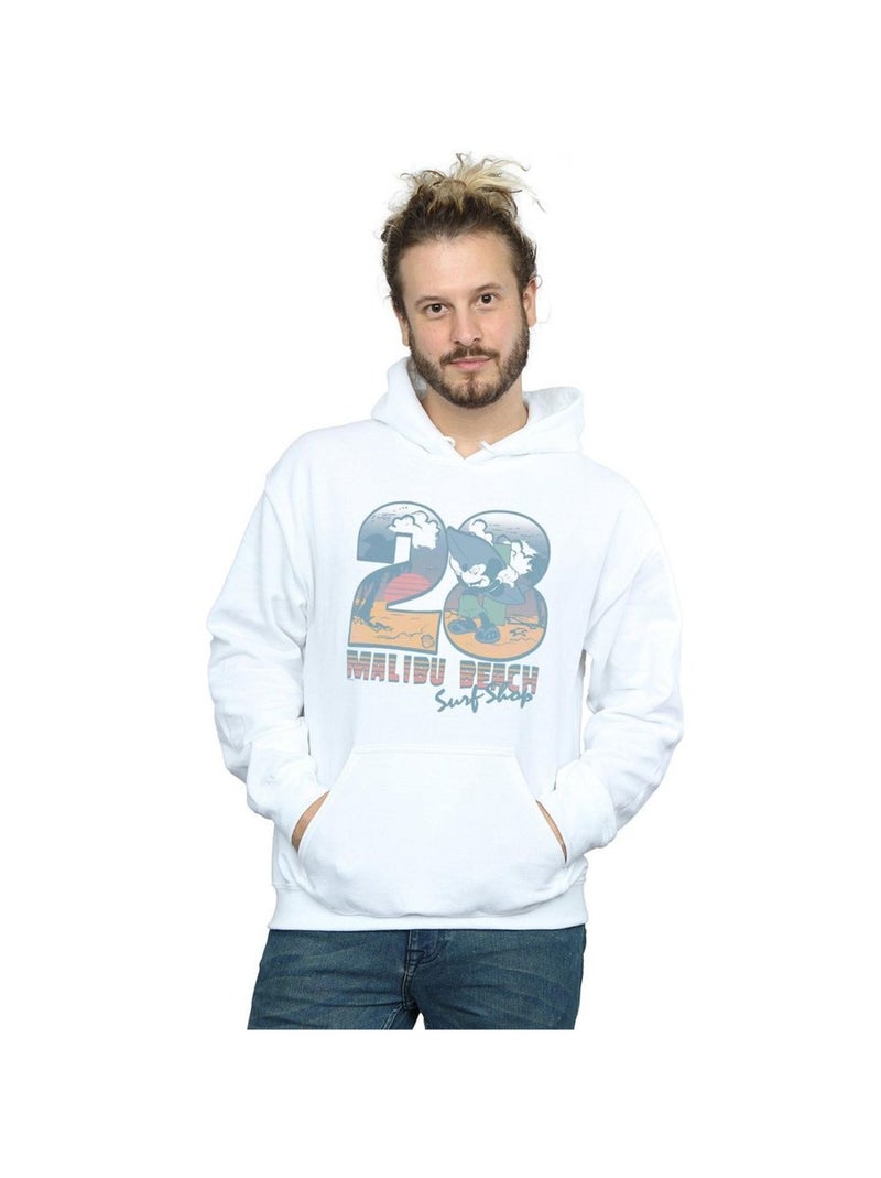 Disney - Sweat à capuche SURF SHOP Blanc - Kiabi