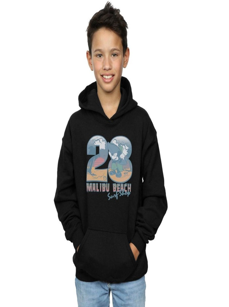Disney - Sweat à capuche SURF SHOP Noir - Kiabi